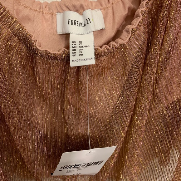 Rose Gold Crop Top - Picture 3 of 3